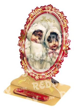 Preview: Reddy 3D Stanzbogen-Set "Weihnachtsmotive nostalgisch"