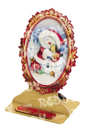 Preview: Reddy 3D Stanzbogen-Set "Lustige Weihnachtsmänner"