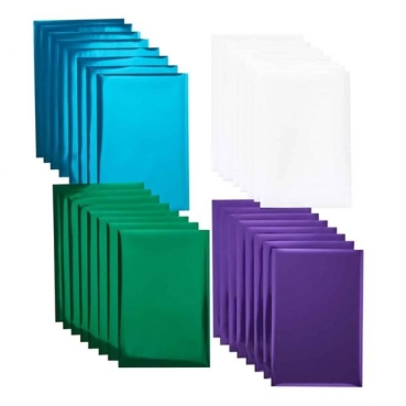 Preview: Cricut Foil Transfer Sheets Jewel Sampler 10 x 15 cm (24 Stück)