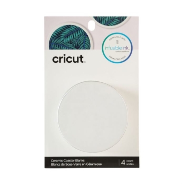 Cricut Blank Coaster Round Untersetzer zum Gestalten mit Infusible Ink