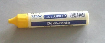 Reddy Cards Deko-Paste Malflasche mit 30 ml zartgelb