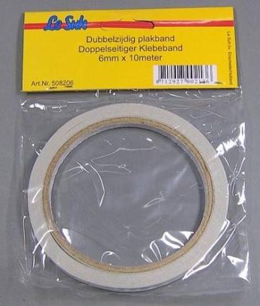 Le Suh Doppelseitiges Klebeband 6 mm x 10 Meter