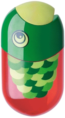 Faber Castell Doppelspitzdose Motiv Fisch + Radierer