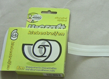 u-craft 8 Meter transparente Klebestreifen ca. 6 mm