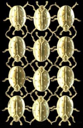 Dresdner Ornamente pro Bogen Marienkäfer