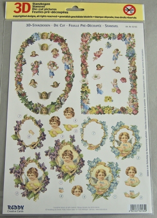 3D Stanzbogen Engel- und Engelrahmen