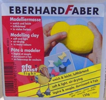 Eberhard Faber EFAPLAST light gelb 125 Gramm