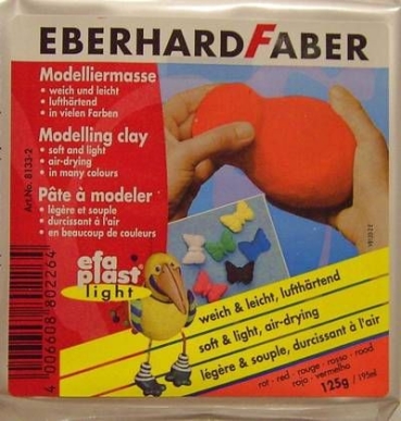 Eberhard Faber EFAPLAST light rot 125 Gramm