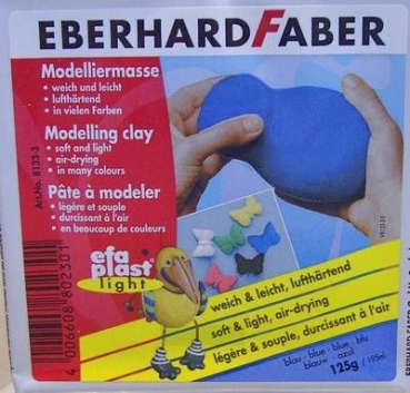 Eberhard Faber EFAPLAST light blau 125 Gramm