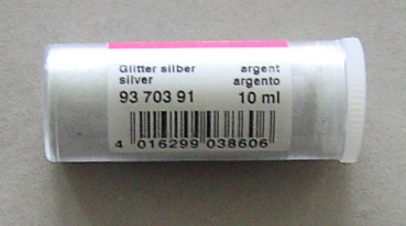 Efcolor Farbschmelzpulver glitter silber 10 ml