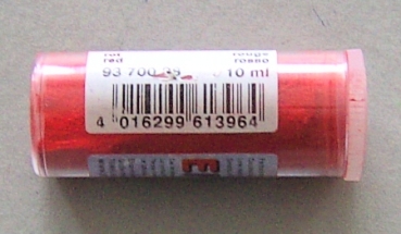 Efcolor Farbschmelzpulver rot 10 ml