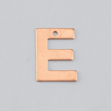 Efcolor Hänger Buchstabe E 1-Loch h 15 mm