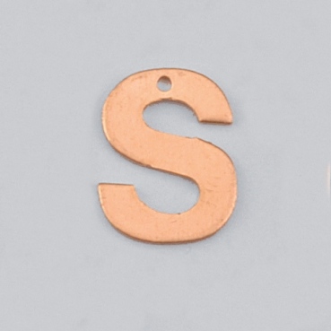 Efcolor Hänger Buchstabe S 1-Loch h 15 mm