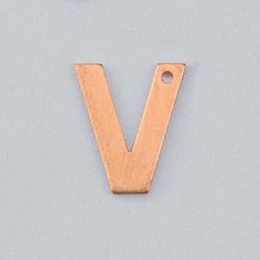 Efcolor Hänger Buchstabe V 1-Loch h 15 mm