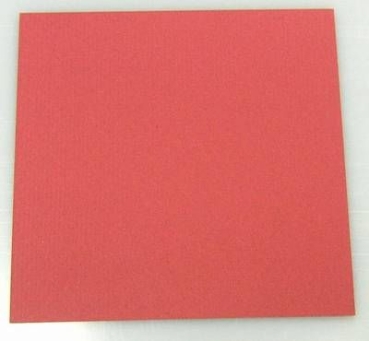 Einlegekarte quadratisch 130 Gramm dunkelrot