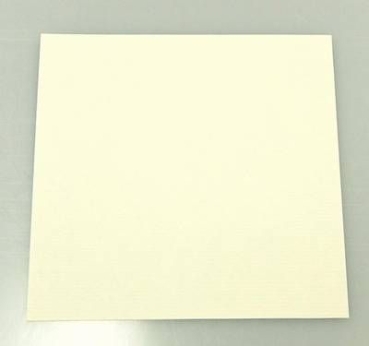 Einlegekarte quadratisch 130 Gramm elfenbein