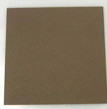 Einlegekarte quadratisch 130 Gramm dunkelbraun