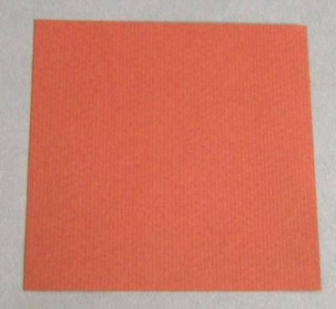 Einlegekarte quadratisch 130 Gramm terracotta
