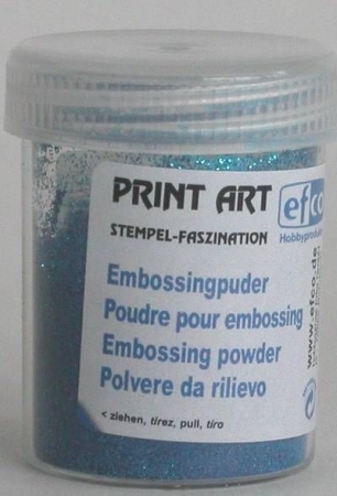 Embossingpuder blau superglitzer 10 Gramm