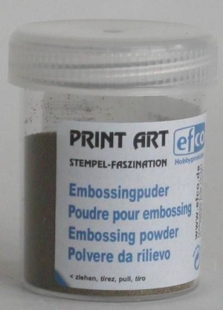 Embossingpuder schwarz 10 Gramm