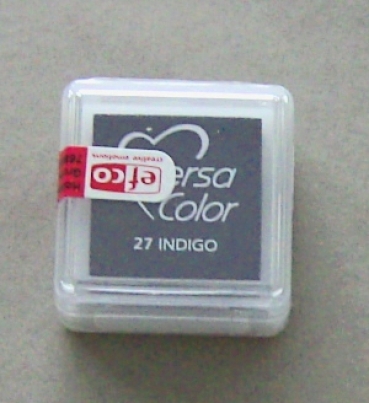 Pigmentstempelkissen indigoblau 2,5 x 2,5 cm