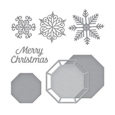 Preview: Spellbinders Snowflake Splendor Etched Dies