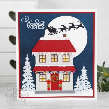 Preview: Creative Expressions Sue Wilson Craft Die Shaped Cards House Front