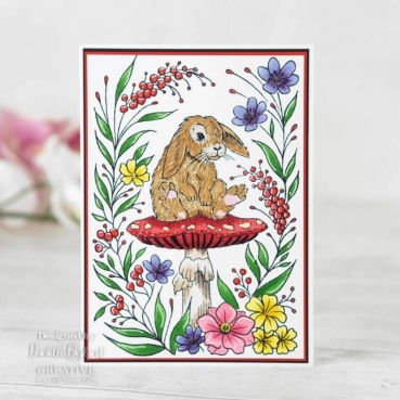 Preview: Creative Expressions Designer Boutique Clear Stamp A6 Daydream Bunny