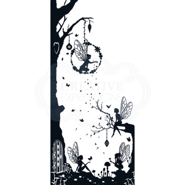 Preview: Creative Expressions Designer Boutique Rubber Stamp DL Secret Garden