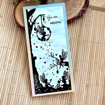Preview: Creative Expressions Designer Boutique Rubber Stamp DL Secret Garden