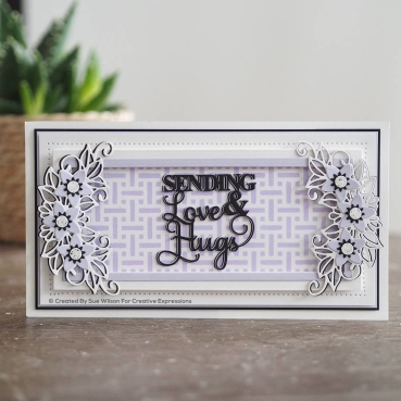 Preview: Creative Expressions Sue Wilson Craft Die Slimline Collection Essential Frames
