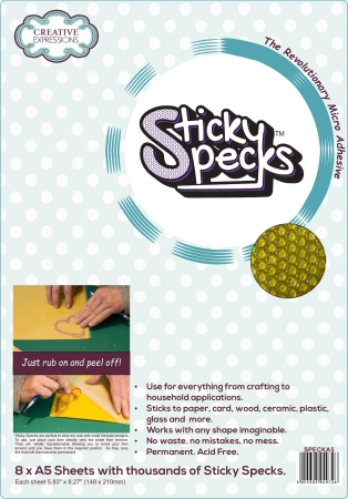 Creative Expressions Sticky Specks Micro Adhesive Sheets A5 (8 Stück)