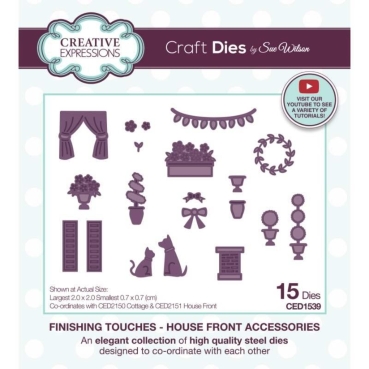 Creative Expressions Sue Wilson Craft Die Finishing Touches House Front
