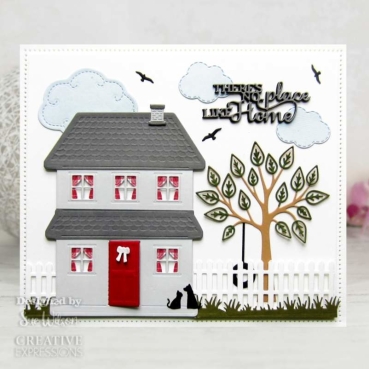 Creative Expressions Sue Wilson Craft Die Finishing Touches House Front