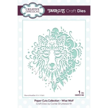 Creative Expressions Paper Cuts Wise Wolf Craft Dies