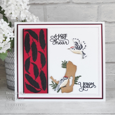 Preview: Creative Expressions Sue Wilson Craft Die Necessities Woodpecker