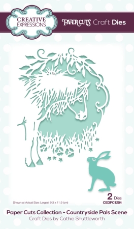 Creative Expressions Paper Cuts Countryside Pals Dies