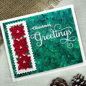 Preview: Creative Expressions Sue Wilson Craft Die Festive Poinsetta Trio
