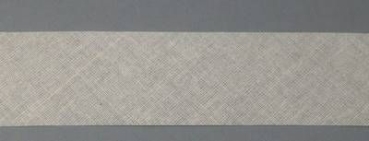 Schrägband ungefalzt pro Meter creme 40 mm