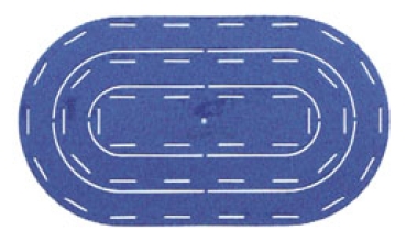 Preview: Schneideschablone zu Fancy Punches metall oval 110 x 60 mm
