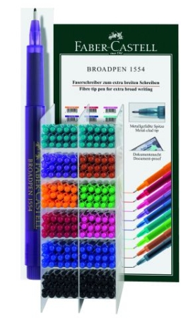 Preview: Faserschreiber BROADPEN 1554 blau