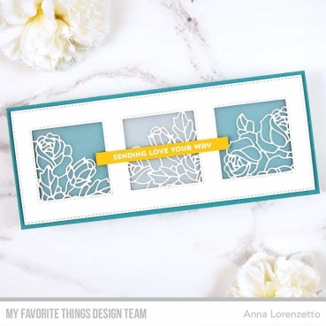 Preview: My Fovorite Things Slimline Stitched Square Trio Dienamics Stanzschablone