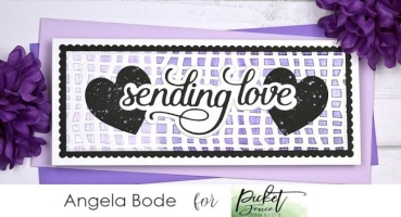 Preview: Picket Fence Studios Paper Glaze Ombre Sunset Purples