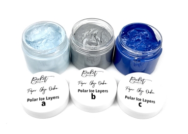 Picket Fence Studios Paper Glaze Ombre Polar Ice Layers