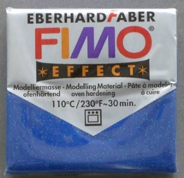 FIMO Effect Glitter blau