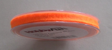 Trendy Filzband 10 mm Rolle pro Meter orange