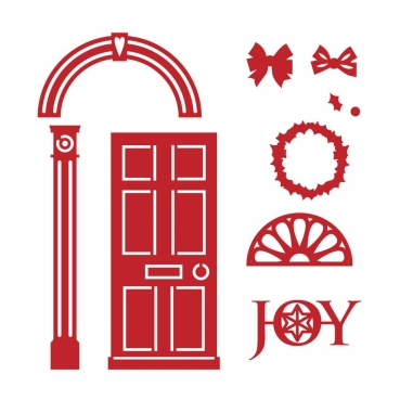 First Edition Christmas Dies Front Door