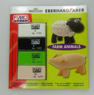 Eberhard Faber Modellier-Set ""Farm Animals""