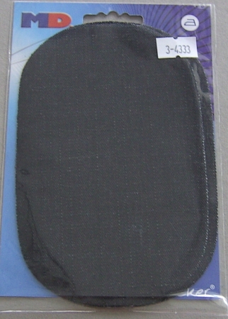 MD 2 Patches / Flicken 90 x 150 mm Jeans schwarz
