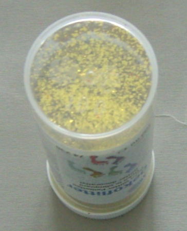 Preview: Dekorationsflitter 100 ml gelb